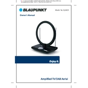 Blaupunkt B&M Amplified TV DAB Aerial 325833 manual cover