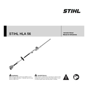 Stihl HLA 56 manual cover