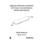 Goodmans B&M 5000mah Portable Charger 321310 manual cover