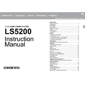 Onkyo LS5200 manual cover