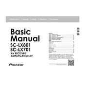 Pioneer SC-LX801 manual cover