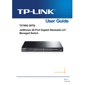 tp-link T2700G-28TQ manual cover