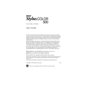 Epson Stylus Color 500 manual cover