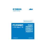 Yamaha PZ50Y, PZ50RTY, PZ50GTY 2009 Phazer Venture Lite manual cover