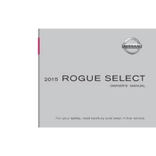 Nissan Rogue Select 2015 manual cover