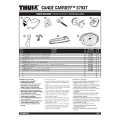 Thule Caneo Carrier 579XT manual cover