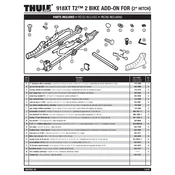 Thule T2 918XT manual cover