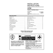 Lennox LF24 manual cover