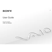 Sony VGC-JS410F manual cover