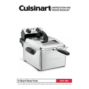 Cuisinart CDF-200P1 manual cover