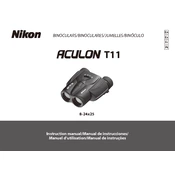 Nikon Aculon T11 manual cover