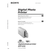 Sony DPP EX5 manual cover