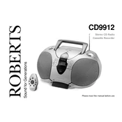 Roberts CD9912 Analogue 0 manual cover