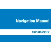 Honda Odyssey 2023 manual cover