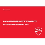 Ducati Hypermotard SP 2015 manual cover