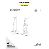 Karcher BRS 43 500C 115V Basic 1.006-713.0 manual cover