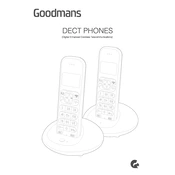 Goodmans B&M Twin Dect Phone 306001 manual cover