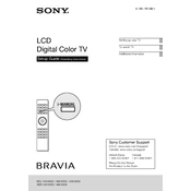 Sony KDL-40HX800 manual cover