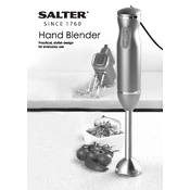 Salter EK3102 Hand Blender manual cover