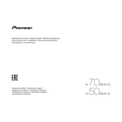 Pioneer A-50DA-K -S manual cover