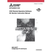 Mitsubishi Electric NC Monitor Melspoft manual cover