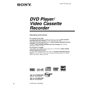 Sony SLV-D350P manual cover