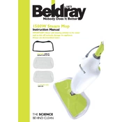 Beldray BEL0186 1500W Steam Mop manual cover