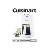 Cuisinart DGB-500 manual cover