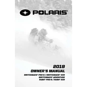 Polaris 600 Rush Pro S, 800 Rush Pro S manual cover