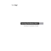 Synology NAS RS217 manual cover