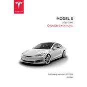 Tesla Model S 2012-2020 Jordan manual cover