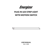 Energizer B&M Plugin LED Strip Light with Motion Switch 338606 manual cover