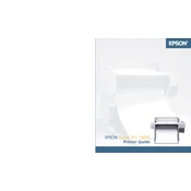 Epson Stylus Pro 10000 manual cover