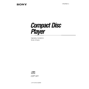 Sony CDP-591 manual cover