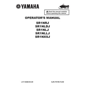 Yamaha SR1NRJ, SR1NLDJ, SR1NLJ, SR1NLLJ, SR1NXSJ 2018 manual cover