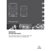 Behringer B112MP3 manual cover