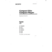 Sony D-150AN manual cover