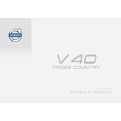 Volvo V40 2015 Cross Country manual cover