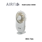 Airflow B&M Mini Handheld Fan 356568 manual cover