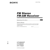 Sony HT-1700D manual cover