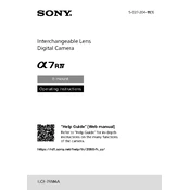 Sony ILCE-7RM4A manual cover