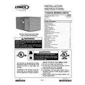 Lennox 13GCSX manual cover