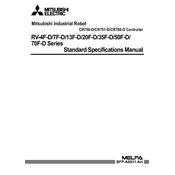 Mitsubishi Electric Melfa RV4F D, 7FD Series manual cover