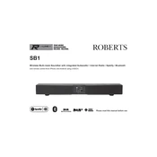 Roberts SB1 Bluetooth 2016 manual cover