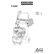 Karcher G 3000 manual cover