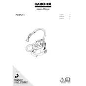 Karcher Puzzi 8 1 C manual cover