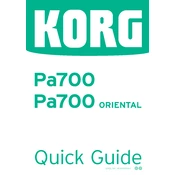 KORG Pa700 ORIENTAL