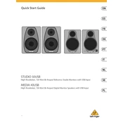 Behringer Media 40USB manual cover