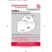 Morphy Richards 332013 Power Steam Elite manual cover