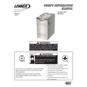 Lennox SL280UHNV manual cover